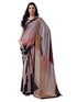 Vasthrlay Abstract Printed Beige Saree