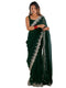 Vasthrlay Chanderi Printed Dark Saree