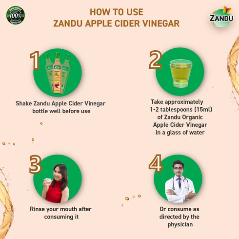 Zandu Organic Apple Cider Vinegar