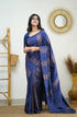 Vasthrlay Kanjivaram Unstitched Saree