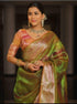 Vasthrlay Organza Kanjivaram Golden Ethnic Wear
