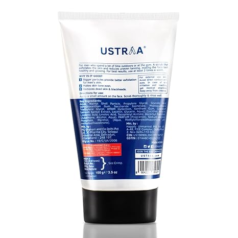 Ustraa Face Scrub De-Tan