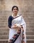 Vasthrlay Cotton Kalamkari Elephant Border