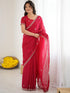 Vasthrlay Wine Georgette Saree