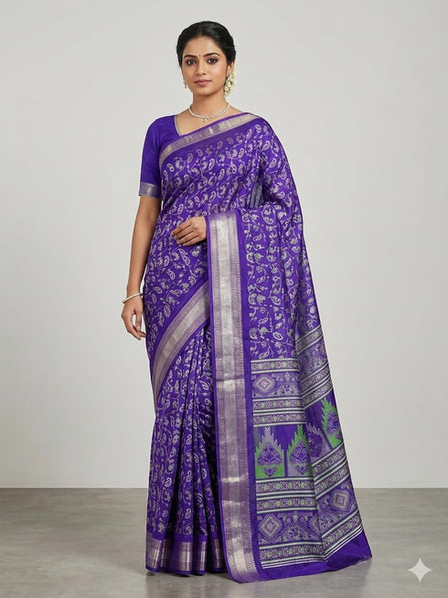 Vasthrlay Elegant Paisley Traditional Lightweight
