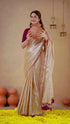 Vasthrlay Chanderi Unstitched Blouse Saree Az Ys Patakha