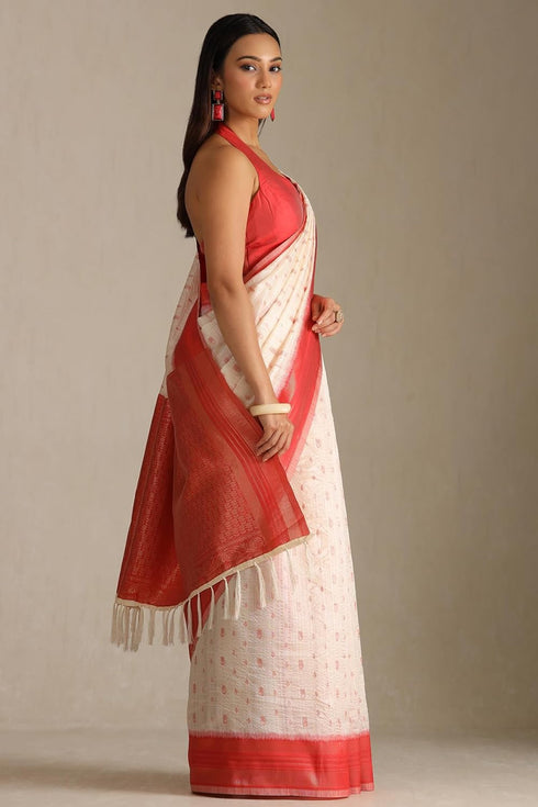 Vasthrlay Tussar Woven Design