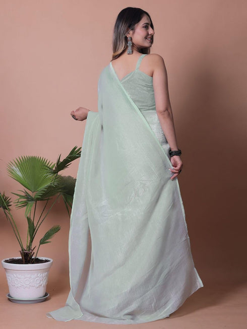 Vasthrlay Lavender Unstitched Saree
