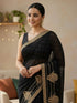 Vasthrlay Georgette Traditional Az Ys Pehenva Brown Rr Ethnic Wear