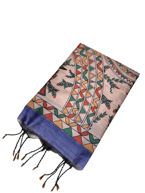 Vasthrlay Kalamkari Beautiful Darkgrey