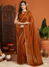 Vasthrlay Orange Decorative Unstitched Saree