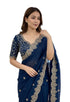 Vasthrlay Georgette Embroidered Az Ys Antya Ethnic Wear