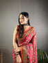 Vasthrlay Multicolor Contrast Kalamkari Unstitched