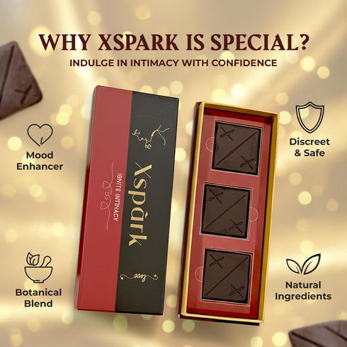 Xspark Dark Chocolate for Men & Women