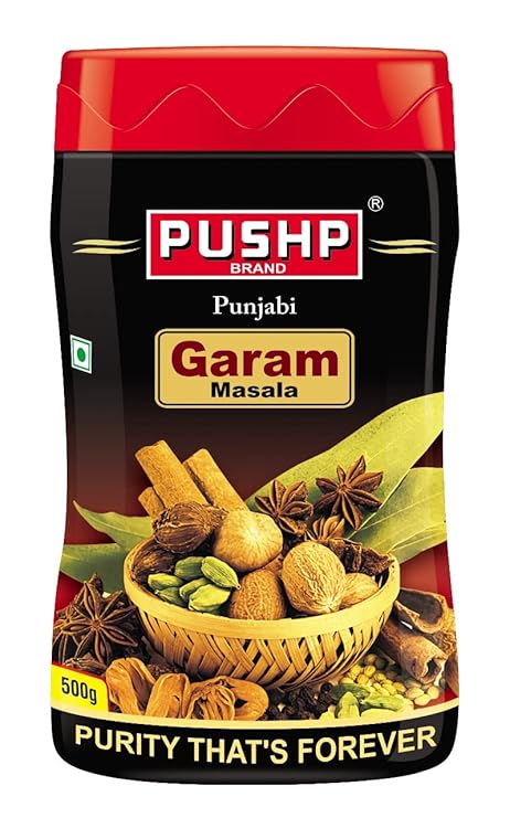 Pushp Brand Punjabi Garam Masala Jar