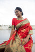 Vasthrlay Wine Jacquard Saree