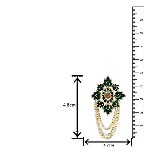 Mahi Meenakari Work Maple Leaf | Layered Chain