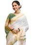 Vasthrlay Special Weaving Unstitched White Saree