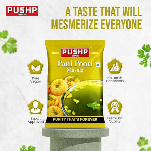 Pushp Brand Panipuri Masala Pouch