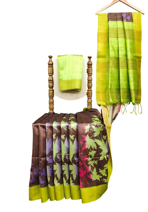 Vasthrlay Saree Extraordinary Kalamkari Floral Print