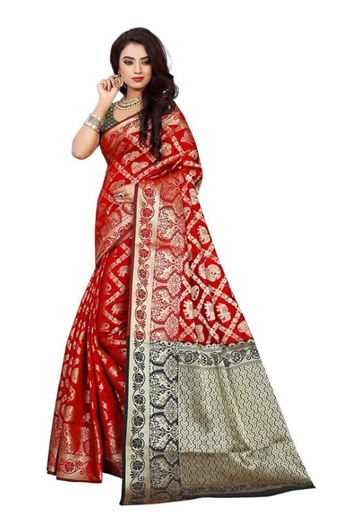 Vasthrlay Banarasi Pink Blue Ethnic Wear