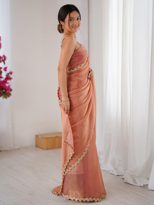 Vasthrlay Sequence Embroidery Unstitched Ab Ethnic Wear