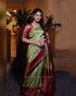Vasthrlay Banarasi Unstitched Saree