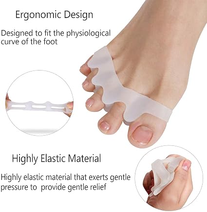 Povato Silicone Gel Toe Separators