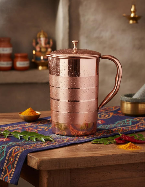 Pure Copper Jug 2 Litre for Drinking Water