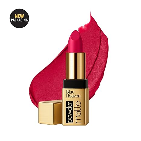 Blue Heaven Powder Matte Lipstick Risk Red