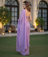 Vasthrlay Lavender Georgette Designer Saree
