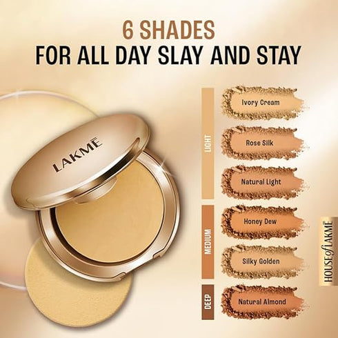 Lakme 9 To 5 Primer With Matte Powder Foundation Compact