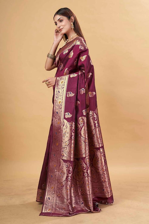 Vsathrlay Kanjivaram Banarasi Festival Wedding Ethnic Wear