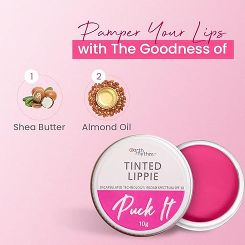 Earth Rhythm Tinted Lippie Puck It | Pretty Pout