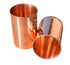 HEALTHANDWEALTH Pure Copper Tumbler Set of 2 Julep Cup 250ml