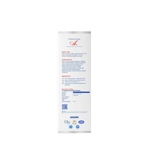A+ Korean Glass Hydra Foaming Face Cleanser With Rice Water
