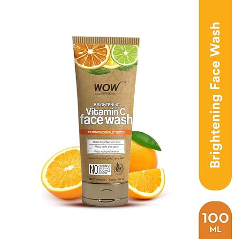 WOW Skin Science Vitamin C Face Wash In Paper Tube