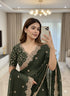 Vasthrlay Georgette Embroidery Saree Embellishments