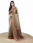 Vasthrlay Multicolor Contrast Kalamkari Unstitched