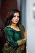 Vasthrlay Green Banarasi Saree