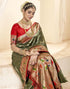 Vasthrlay Paithani Jacquard Unstitched Pink Saree