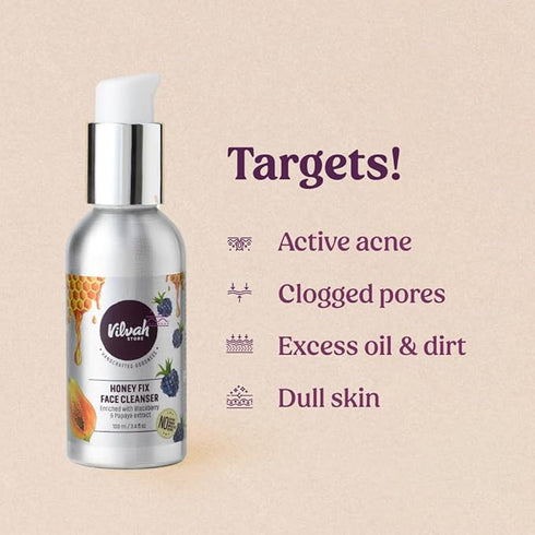 Vilvah Store Honey Fix Face Wash