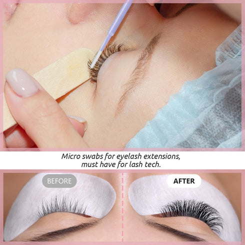 Fine Tip Cotton Swabs for Makeup Removal