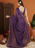Vasthrlay Orange Decorative Unstitched Saree