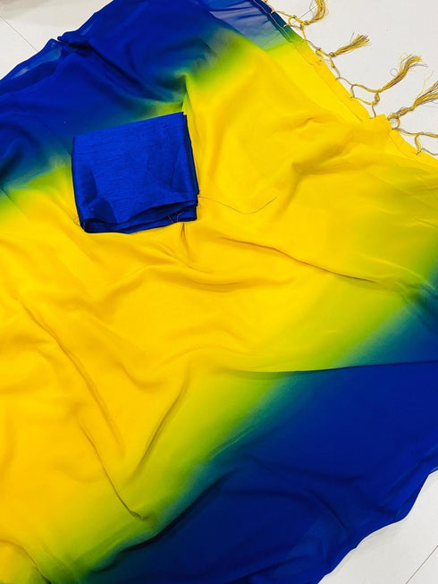 Vasthrlay Semistitched Dual Tone Lightweight Breathable