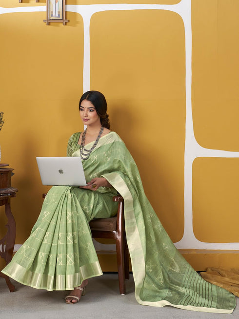 Vasthrlay Geometric Unstitched Designer Sf Ethnic Wear