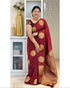 Vasthrlay Banarasi Traditional Unstitched Saree