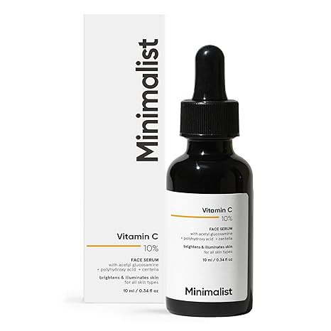 Minimalist Dull Skin Dark Spots & Uneven Tone Treatment 10% Vitamin C Face Serum