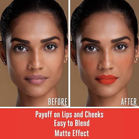 Lakme 9 to 5 Weightless Mousse Lip & Cheek Color | Tangerine Fluff