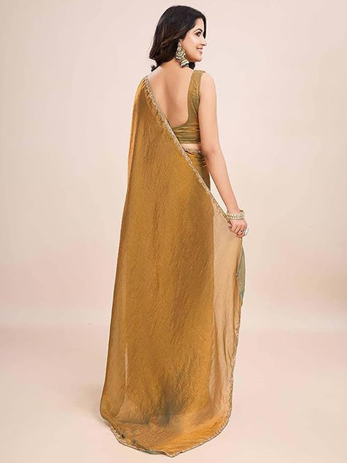 Vasthrlay Boarder Unstitched Ethnic Wear
